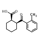 CAS#: 733742-59-1, (1R,2S)-2-(2-Methylbenzoyl)cyclohexanecarboxylic acid