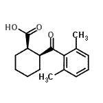 CAS#: 733742-68-2, (1R,2S)-2-(2,6-Dimethylbenzoyl)cyclohexanecarboxylic acid