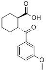 CAS 登录号：733742-73-9， 反式-2-(3-甲氧基苯甲酰基)环己烷-1-羧酸