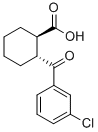CAS 登录号：733742-78-4， 反式-2-(3-氯苯甲酰基)环己烷-1-羧酸