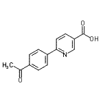 CAS#: 733776-51-7, 6-(4-Acetylphenyl)nicotinic acid
