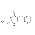 CAS#: 7338-74-1, 6-Benzyl-3-(methylsulfanyl)-1,2,4-triazin-5(2H)-one