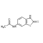 CAS#: 7340-70-7, N-(2-Thioxo-2,3-dihydro-1,3-benzothiazol-6-yl)acetamide