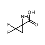 CAS 登录号：734528-48-4， 1-氨基-2,2-二氟环丙烷羧酸