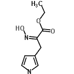 CAS#: 73473-07-1, Ethyl (2Z)-2-(hydroxyimino)-3-(1H-pyrrol-3-yl)propanoate