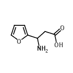 CAS 登录号：73495-08-6， 3-氨基-3-(2-呋喃基)丙酸