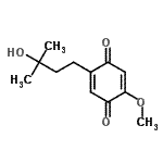 CAS#: 735270-31-2, 2-(3-Hydroxy-3-methylbutyl)-5-methoxy-1,4-benzoquinone