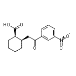 CAS#: 735274-67-6, (1R,2R)-2-[2-(3-Nitrophenyl)-2-oxoethyl]cyclohexanecarboxylic acid