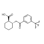 CAS#: 735274-99-4, (1R,2S)-2-{2-Oxo-2-[3-(trifluoromethyl)phenyl]ethyl}cyclohexanecarboxylic acid