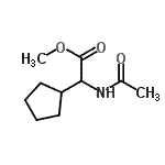 CAS#: 735288-61-6, Methyl acetamido(cyclopentyl)acetate