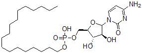 CAS#: 73532-83-9, [(2R,3S,4S)-5-(4-Amino-2-Oxopyrimidin-1-Yl)-3,4-Dihydroxyoxolan-2-Yl]Methyl Octadecyl Hydrogen Phosphate