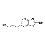 CAS#: 73532-98-6, 2-[(2-Amino-1,3-benzothiazol-6-yl)oxy]ethanol