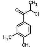CAS#: 735321-29-6, 2-Chloro-1-(3,4-dimethylphenyl)-1-propanone