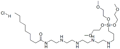 CAS#: 73545-23-0, N-[2-[2-[2-[2-[3-[Tris(2-Methoxyethoxy)Silyl]Propylamino]Ethylamino]Ethylamino]Ethylamino]Ethyl]Nonanamide Hydrochloride