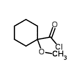 CAS#: 73555-16-5, 1-Methoxycyclohexanecarbonyl chloride