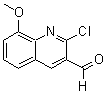 CAS#: 73568-28-2, 2-Chloro-8-methoxy-3-quinolinecarbaldehyde