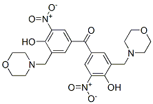 CAS 登录号：7357-16-6， 二[4-羟基-3-(吗啉-4-基甲基)-5-硝基-苯基]甲酮