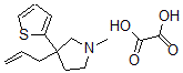 CAS#: 73604-73-6, 1-Methyl-3-(2-propenyl)-3-(2-thienyl)pyrrolidine ethanedioate