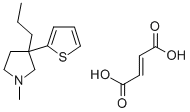 CAS#: 73604-74-7, 1-Methyl-3-propyl-3-(2-thienyl)pyrrolidine (E)-2-butenedioate
