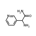 CAS#: 736091-66-0, 2-Amino-2-(3-pyridinyl)acetamide