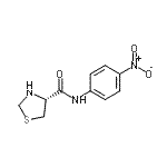 CAS#: 736115-11-0, (4R)-N-(4-Nitrophenyl)-1,3-thiazolidine-4-carboxamide