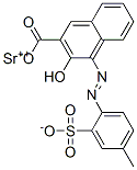 CAS#: 73612-29-0, Strontium (4Z)-4-[(4-Methyl-2-Sulfonatophenyl)Hydrazinylidene]-3-Oxonaphthalene-2-Carboxylate
