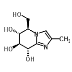 CAS#: 736124-86-0, (5R,6R,7S,8S)-5-(Hydroxymethyl)-2-methyl-5,6,7,8-tetrahydroimidazo[1,2-a]pyridine-6,7,8-triol