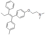 CAS 登录号：73617-95-5， N,N-二甲基-2-[4-[(Z)-1-(4-甲基苯基)-2-苯基丁-1-烯基]苯氧基]乙胺