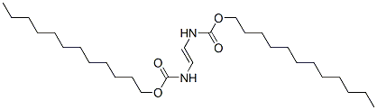 CAS 登录号：73622-95-4， N-[(E)-2-(十二烷氧基羰基氨基)乙烯基]氨基甲酸十二烷基酯