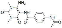 CAS#: 73623-32-2, 4-Acetamido-N-(4-Amino-1,3-Dimethyl-2,6-Dioxopyrimidin-5-Yl)Benzamide