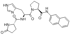 CAS 登录号：73644-58-3， 5-氧代-L-脯氨酰-L-组氨酰-N-2-萘基-L-脯氨酰胺