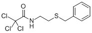 CAS#: 73664-34-3, 2,2,2-Trichloro-N-[2-[(Phenylmethyl)Thio]Ethyl]-Acetamide
