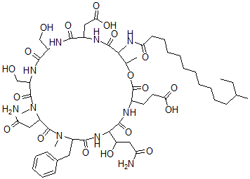CAS 登录号：73666-47-4， 3-[6-(3-氨基-1-羟基-3-氧代丙基)-12-(2-氨基-2-氧代乙基)-21-(羧甲基)-15,18-二(羟基甲基)-10,13,25-三甲基-24-(12-甲基十四烷酰氨基)-2,5,8,11,14,17,20,23-八氧代-9-(苯基甲基)-1-氧杂-4,7,10,13,16,19,22-七氮杂环二十五烷-3-基]丙酸