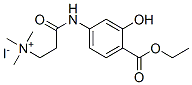 CAS#: 73680-82-7, 2-[(4-Ethoxycarbonyl-3-Hydroxy-Phenyl)Carbamoyl]Ethyl-Trimethyl-Azanium Iodide