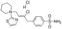 CAS#: 73688-96-7, 4-[(Z)-2-Chloro-4-Piperidin-1-Ylbut-2-Enyl]-N-(1,3-Thiazol-2-Yl)Benzenesulfonamide Hydrochloride