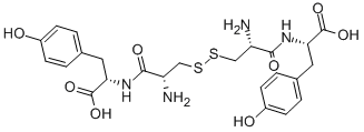 CAS#: 7369-94-0, N-(2-Amino-3-((2-amino-3-((1-carboxy-2-(4-hydroxyphenyl)ethyl)amino)-3-oxopropyl)dithio)propanoyl)-4-hydroxyphenylalanine