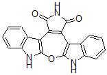 CAS#: 73697-66-2, 8,10-Dihydro-1H-Pyrrolo(3',4':4,5)Oxepino(2,3-b:7,6-b')Diindole-1,3(2H)-Dione
