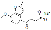 CAS 登录号：73698-62-1， 4-(7-甲氧基-2-甲基-1-苯并呋喃-4-基)-4-氧代丁酸钠