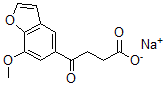 CAS 登录号：73698-64-3， 4-(7-甲氧基-1-苯并呋喃-5-基)-4-氧代丁酸钠
