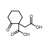 CAS#: 736997-05-0, 1-(Carboxymethyl)-2-oxocyclohexanecarboxylic acid