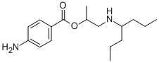 CAS#: 73713-50-5, 1-(Heptan-4-Ylamino)Propan-2-Yl 4-Aminobenzoate