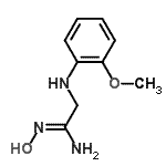 CAS#: 737707-80-1, N-Hydroxy-2-[(2-methoxyphenyl)amino]ethanimidamide
