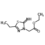 CAS#: 737717-44-1, Ethyl (5-ethyl-2-imino-1,3,4-thiadiazol-3(2H)-yl)acetate