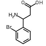CAS#: 737751-95-0, 3-Amino-3-(2-bromophenyl)propanoic acid