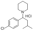 CAS 登录号：73790-69-9， 1-[1-(4-氯苯基)-3-甲基丁基]哌啶盐酸盐