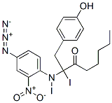 CAS 登录号：73794-11-3， 己酰二碘-N-(4-叠氮基-2-硝基苯基)酪胺