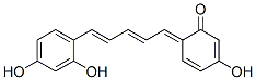CAS 登录号：73806-35-6， 6-[5-(2,4-二羟基苯基)-2,4-戊二烯亚基]-3-羟基-2,4-环己二烯-1-酮