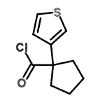 CAS#: 73812-19-8, 1-(3-Thienyl)cyclopentanecarbonyl chloride