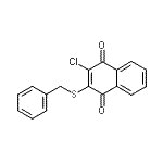 CAS#: 73816-81-6, 2-(Benzylsulfanyl)-3-chloro-1,4-naphthoquinone