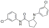 CAS#: 73825-70-4, N-(3-Chlorophenyl)-2-(3-Chlorophenyl)Iminocyclopentane-1-Carboxamide